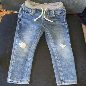 Cat & Jack Blue Distressed Kids Jeans